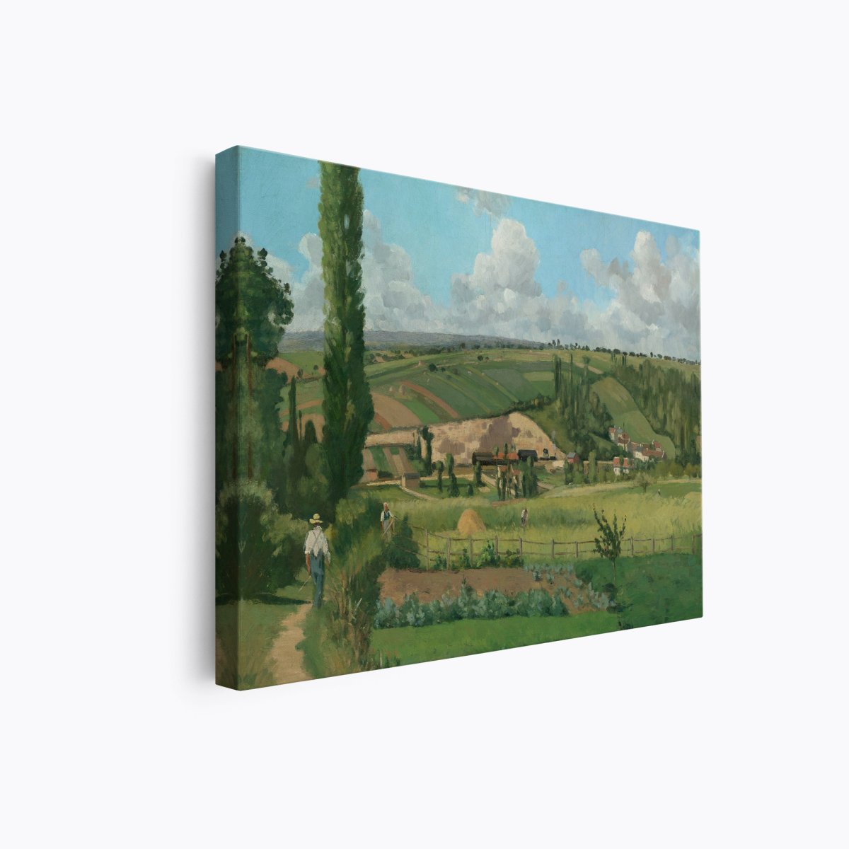 Landscape at Pontoise II | Camille Pissarro | Ave Legato | Canvas Art Prints | Vintage Artwork