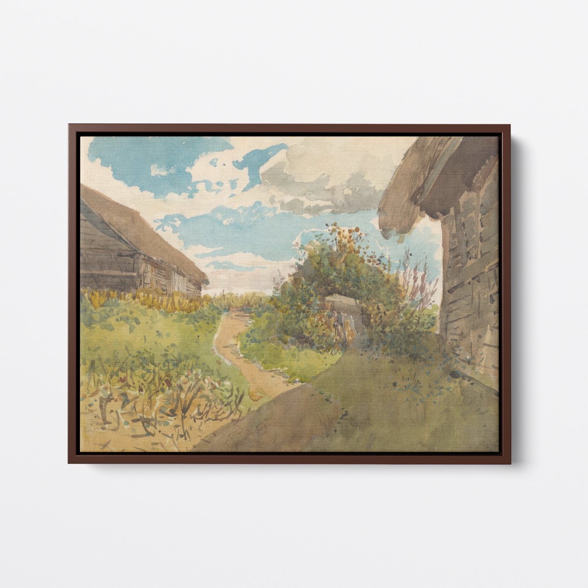 Landscape Between Haylofts | Ladislav Mednyánszky | Ave Legato Art Prints