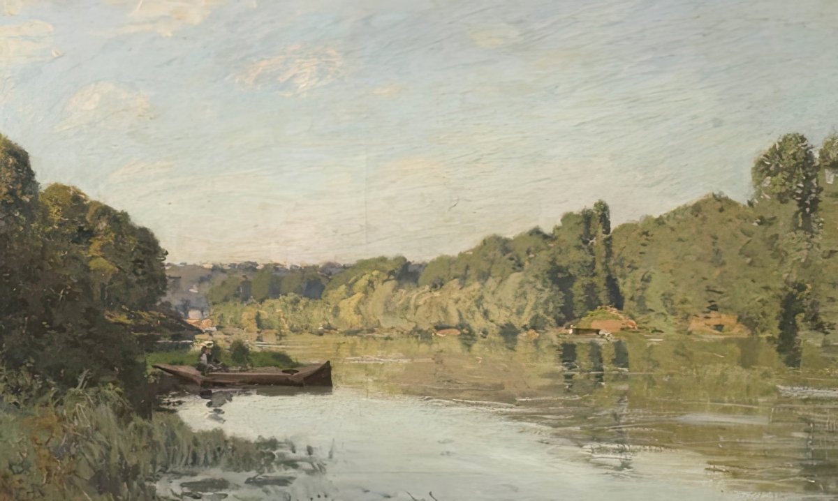 Landscape from Bougival | Alfred Sisley | Ave Legato Art Prints