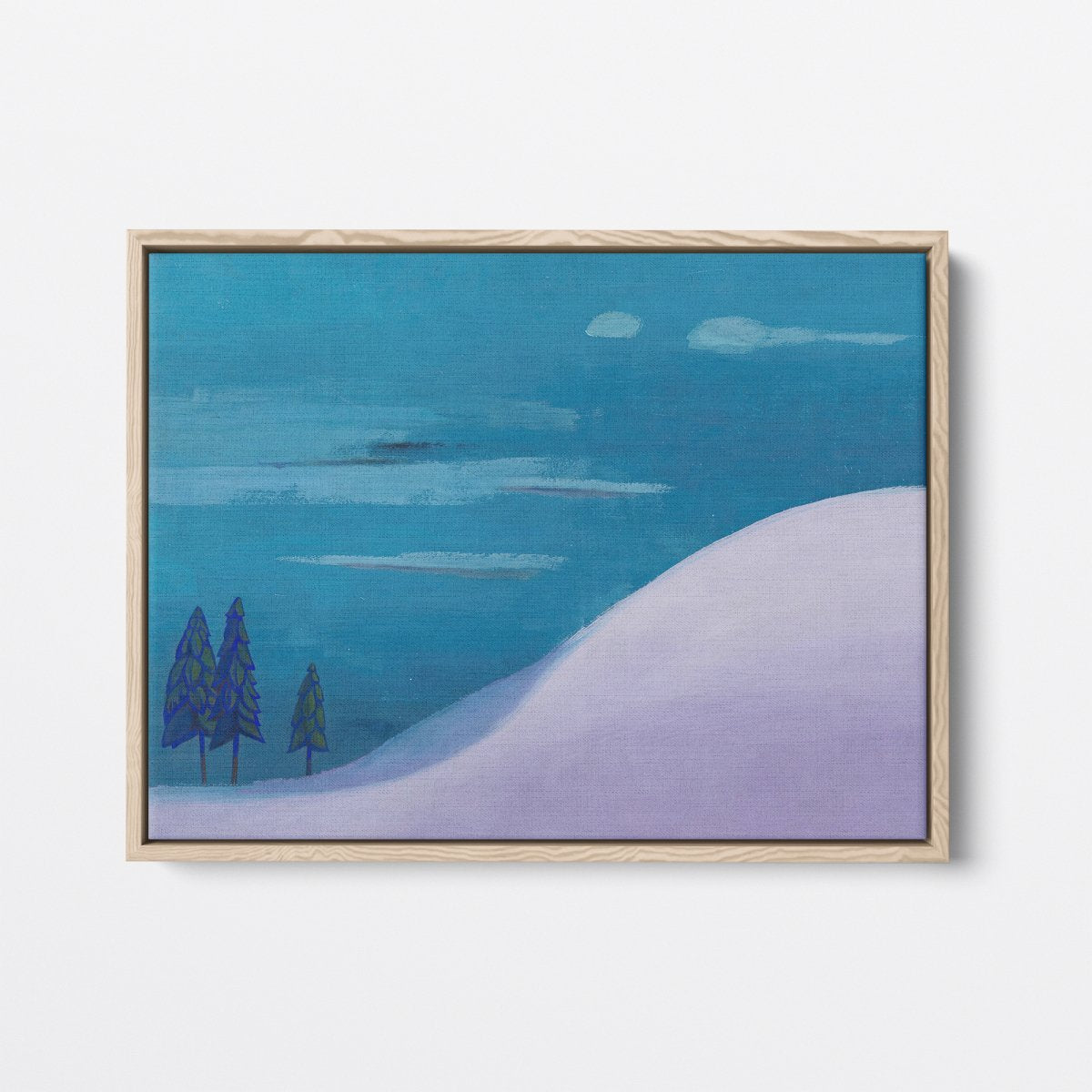 Landscape in Blue - Purple | Karl Wiener | Ave Legato Art Prints