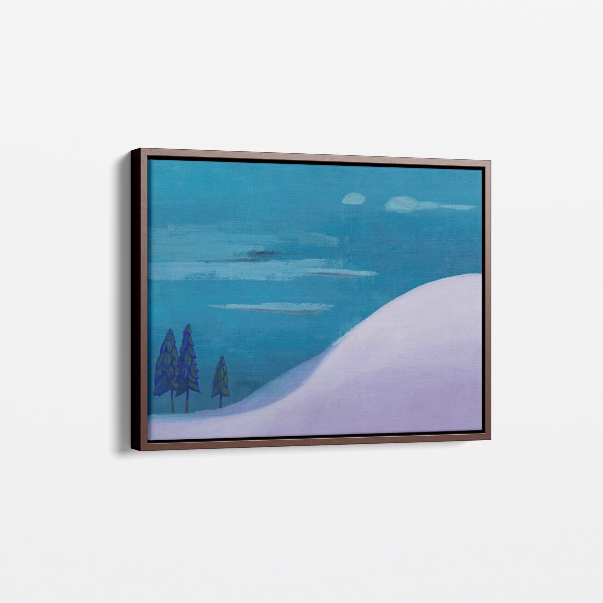 Landscape in Blue - Purple | Karl Wiener | Ave Legato Art Prints