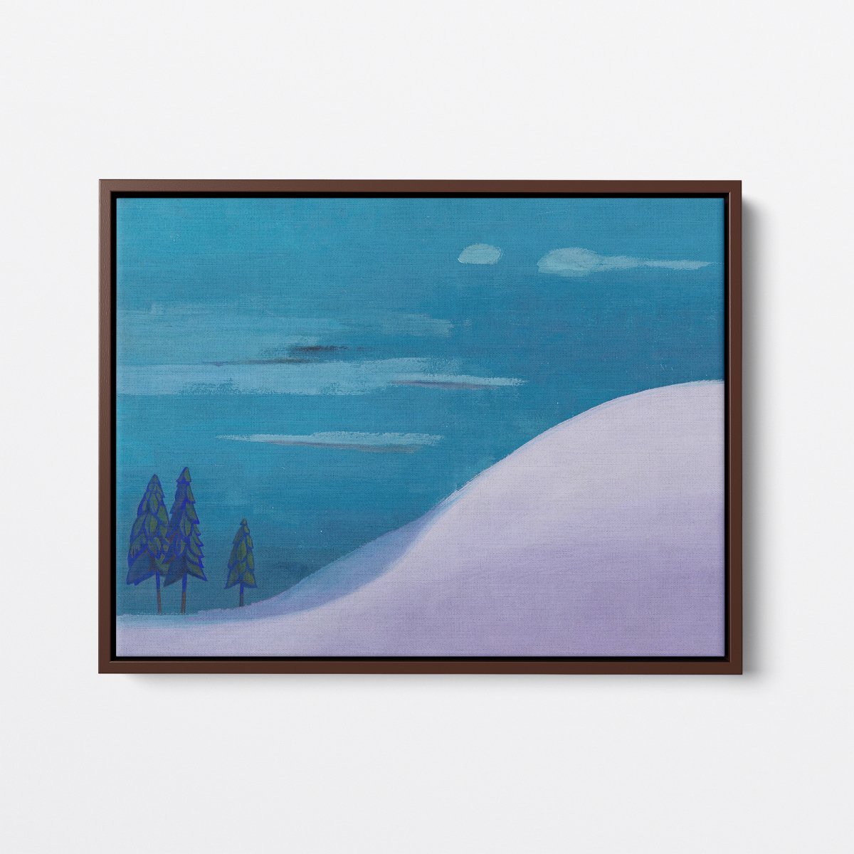 Landscape in Blue - Purple | Karl Wiener | Ave Legato Art Prints