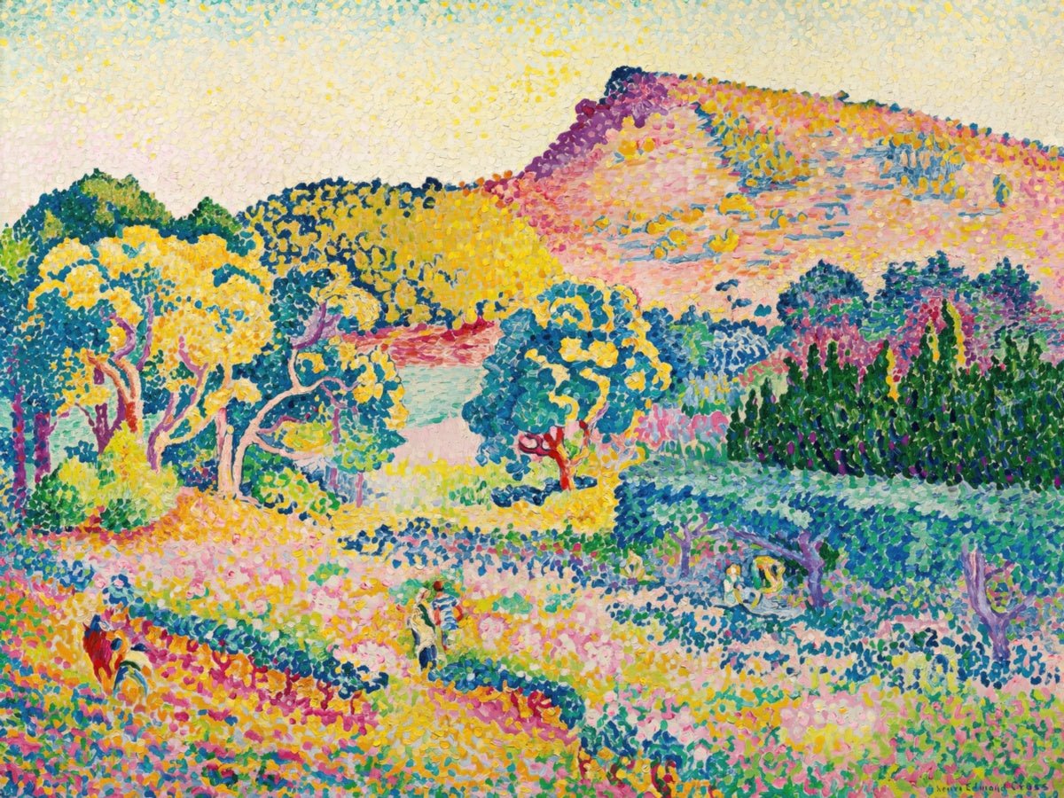 Landscape in Cap Nègre, France | Henri - Edmond Cross | Ave Legato Art Prints