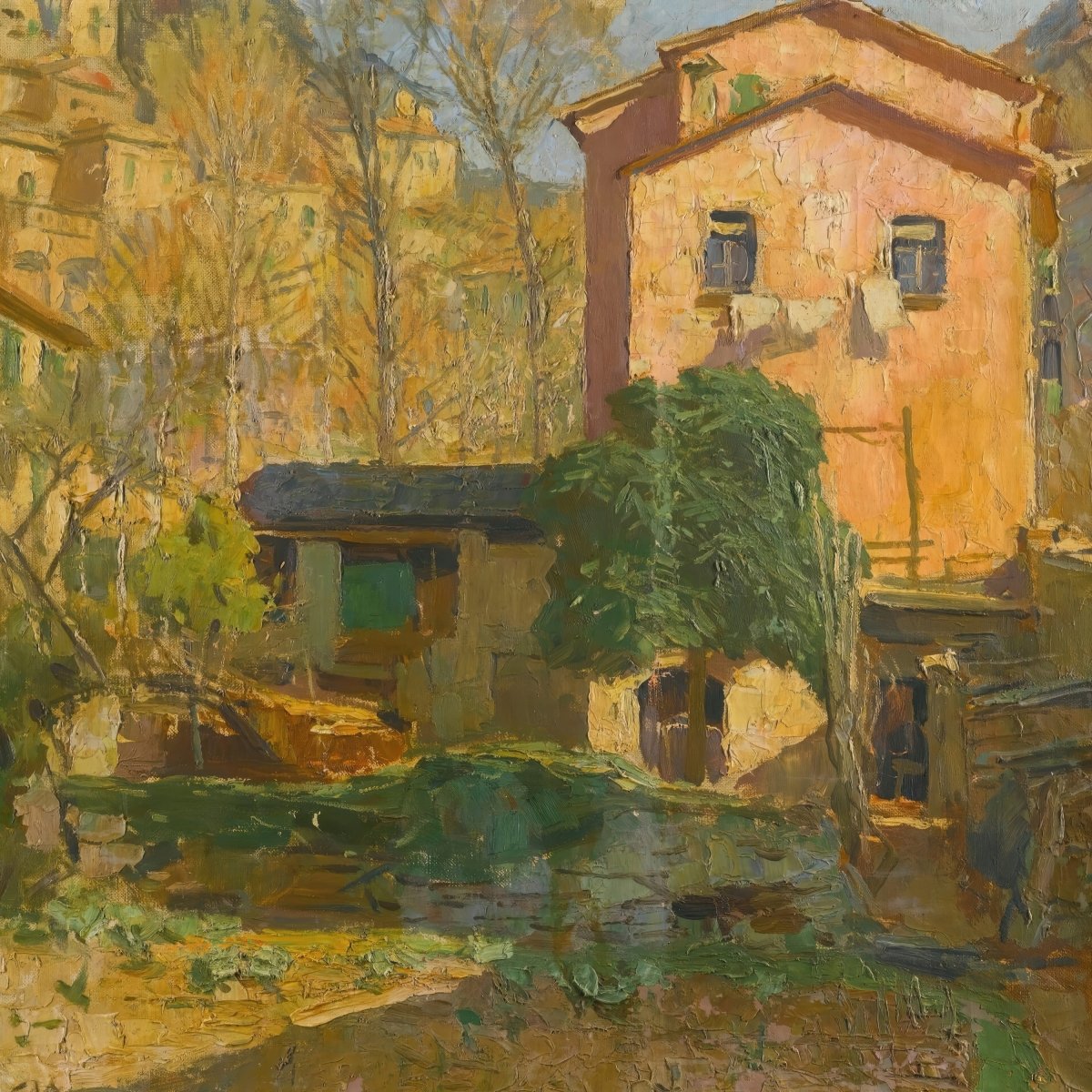 Landscape in the Riviera Ligure, Italy | Carl Moll | Ave Legato Art Prints