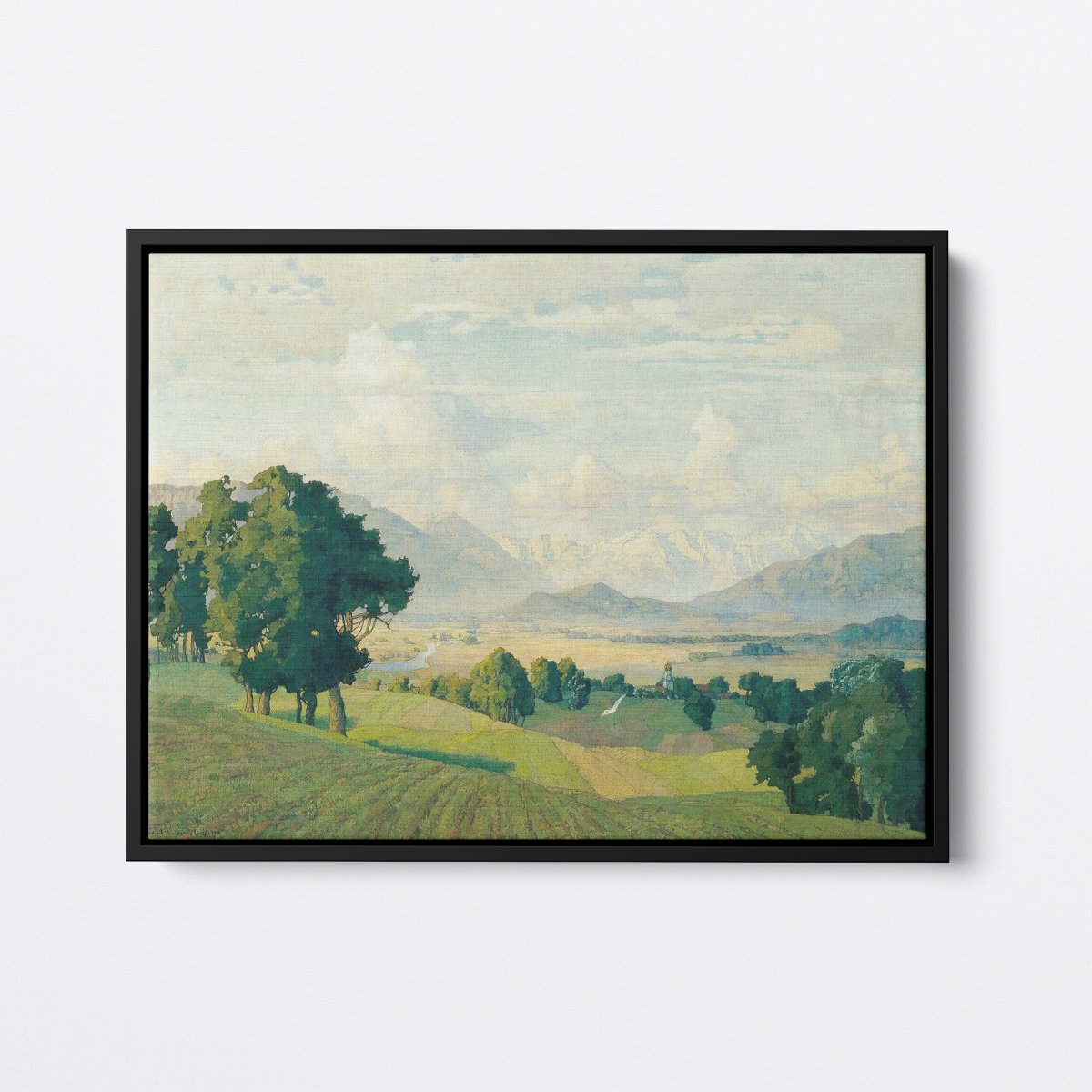 Landscape in Upper Bavaria | Richard Kaiser | Ave Legato Art Prints