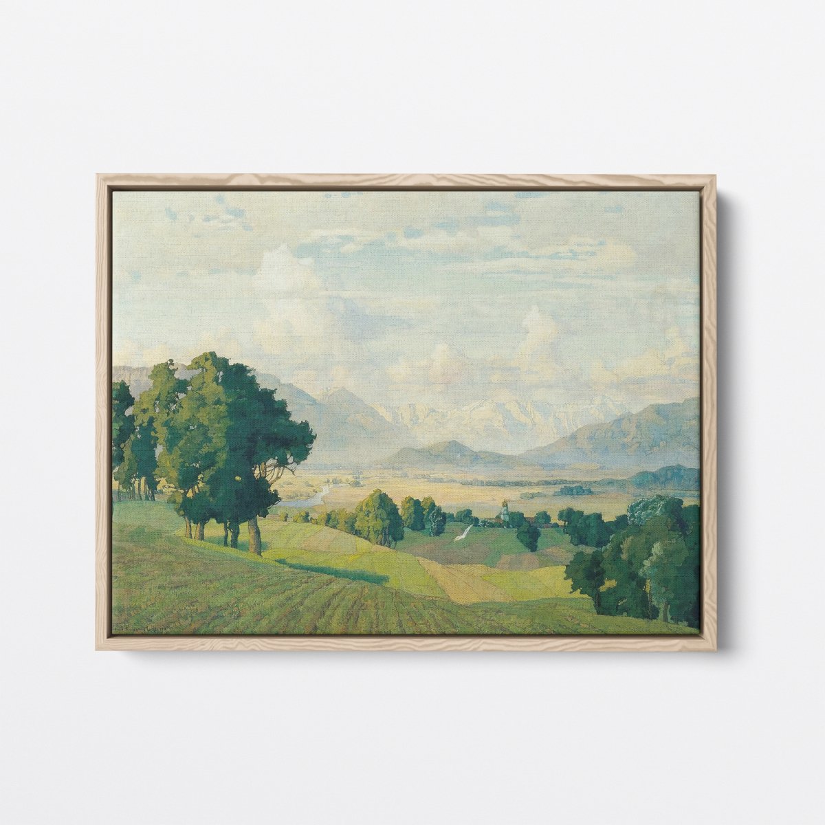 Landscape in Upper Bavaria | Richard Kaiser | Ave Legato Art Prints