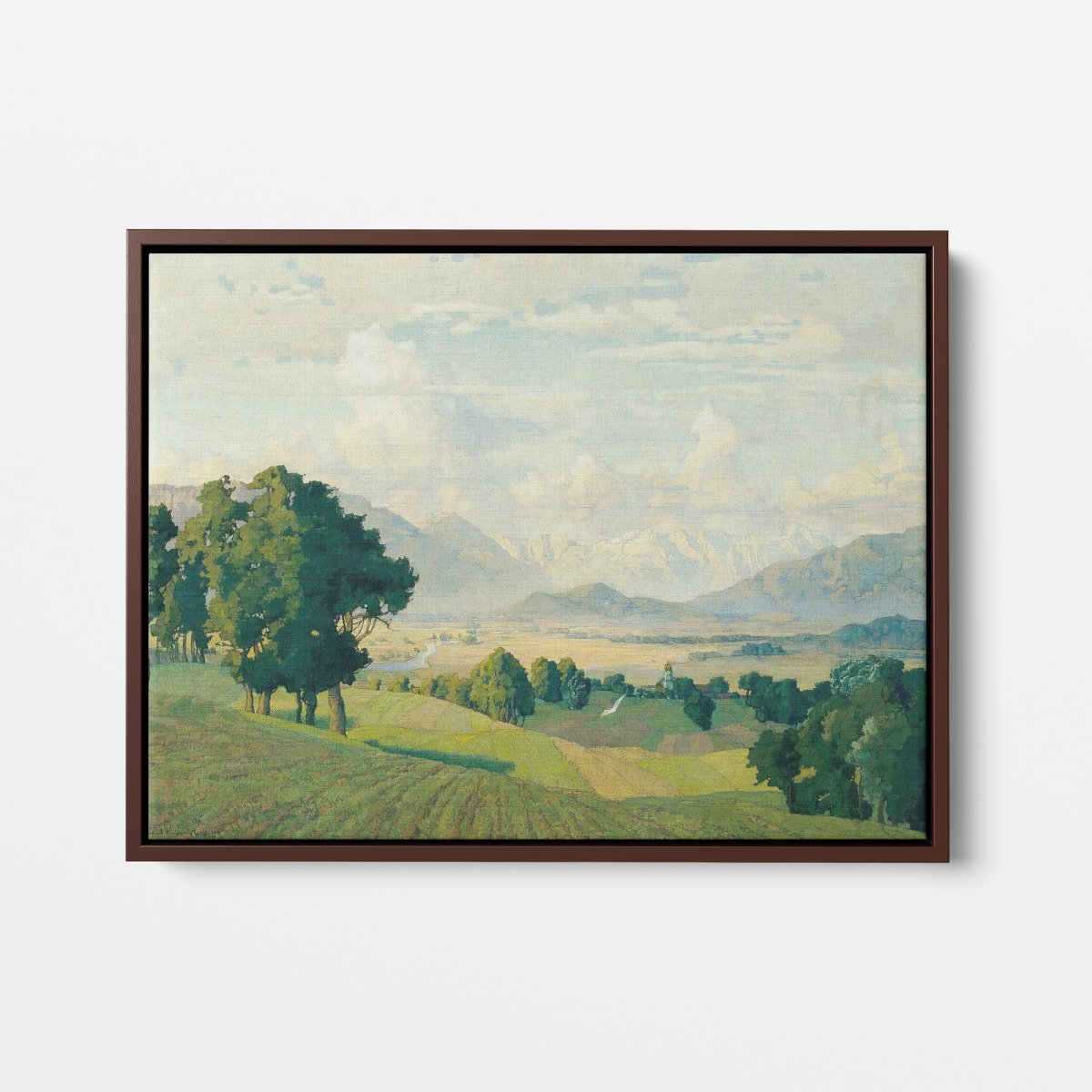 Landscape in Upper Bavaria | Richard Kaiser | Ave Legato Art Prints