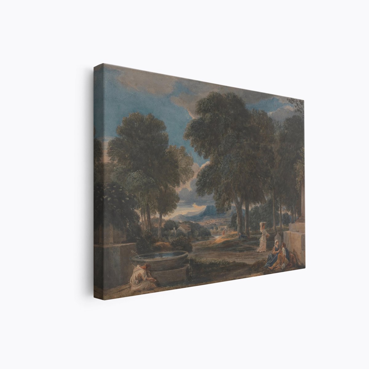 Landscape with a Fountain | David Cox | Ave Legato Art Prints