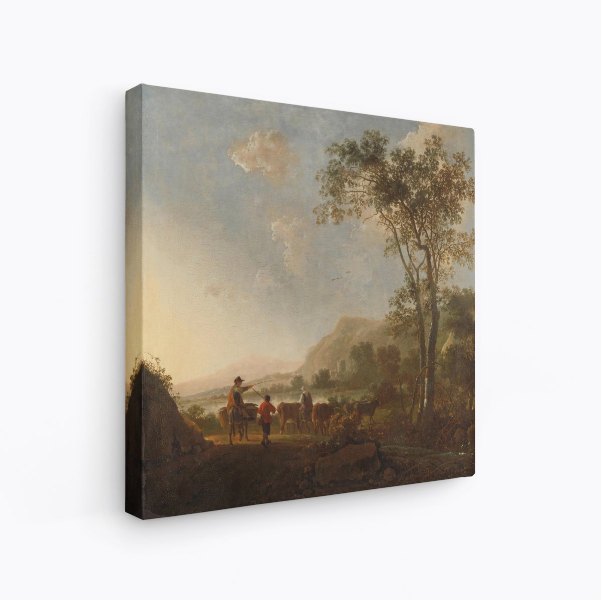 Landscape with Herdsmen and Cattle | Aelbert Cuyp | Ave Legato Art Prints