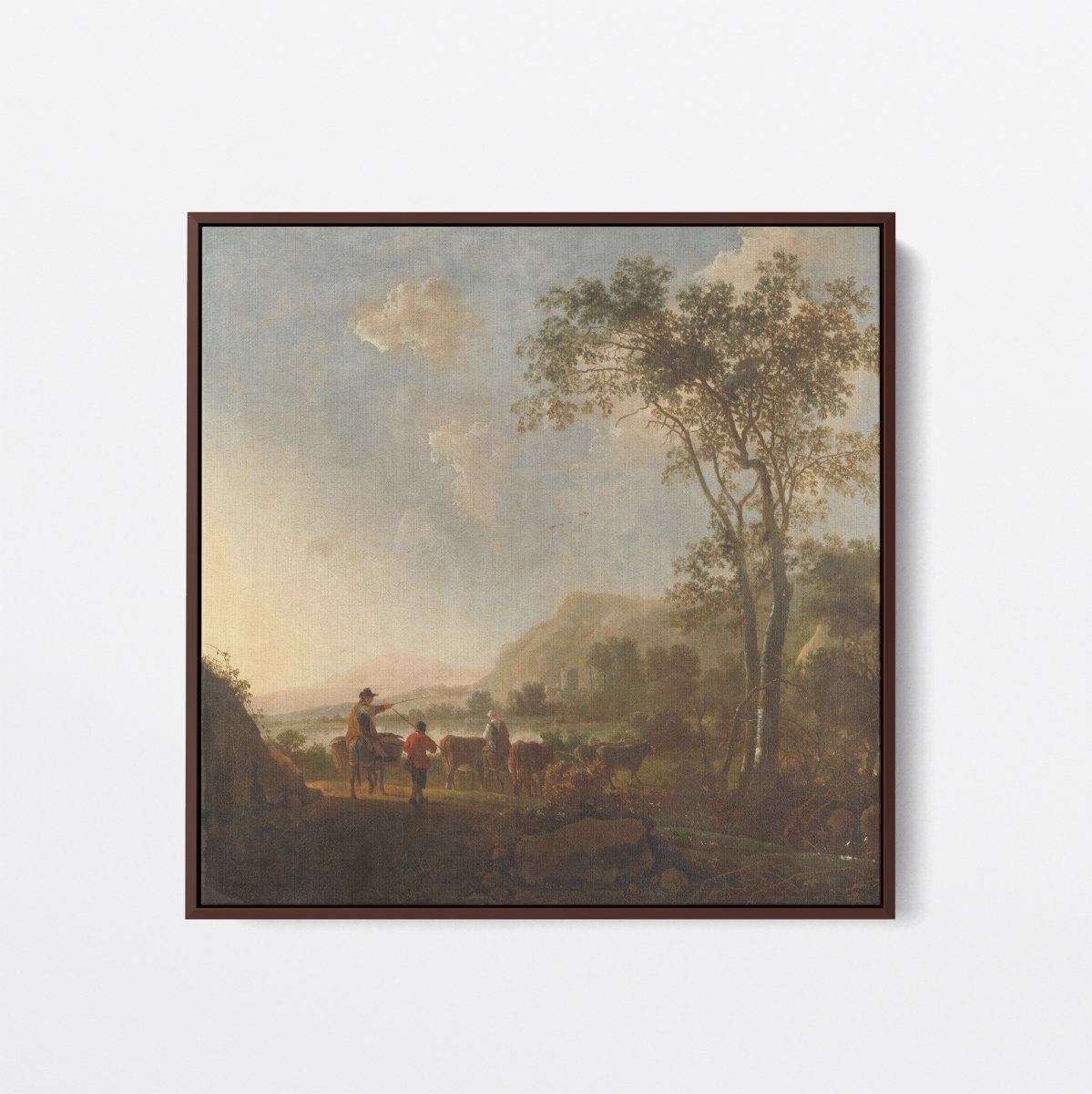 Landscape with Herdsmen and Cattle | Aelbert Cuyp | Ave Legato Art Prints