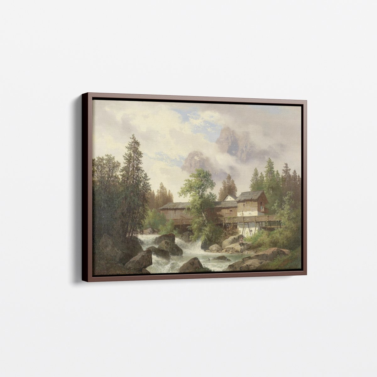 Landscape with Sawmill | Carl Hasch | Ave Legato Art Prints