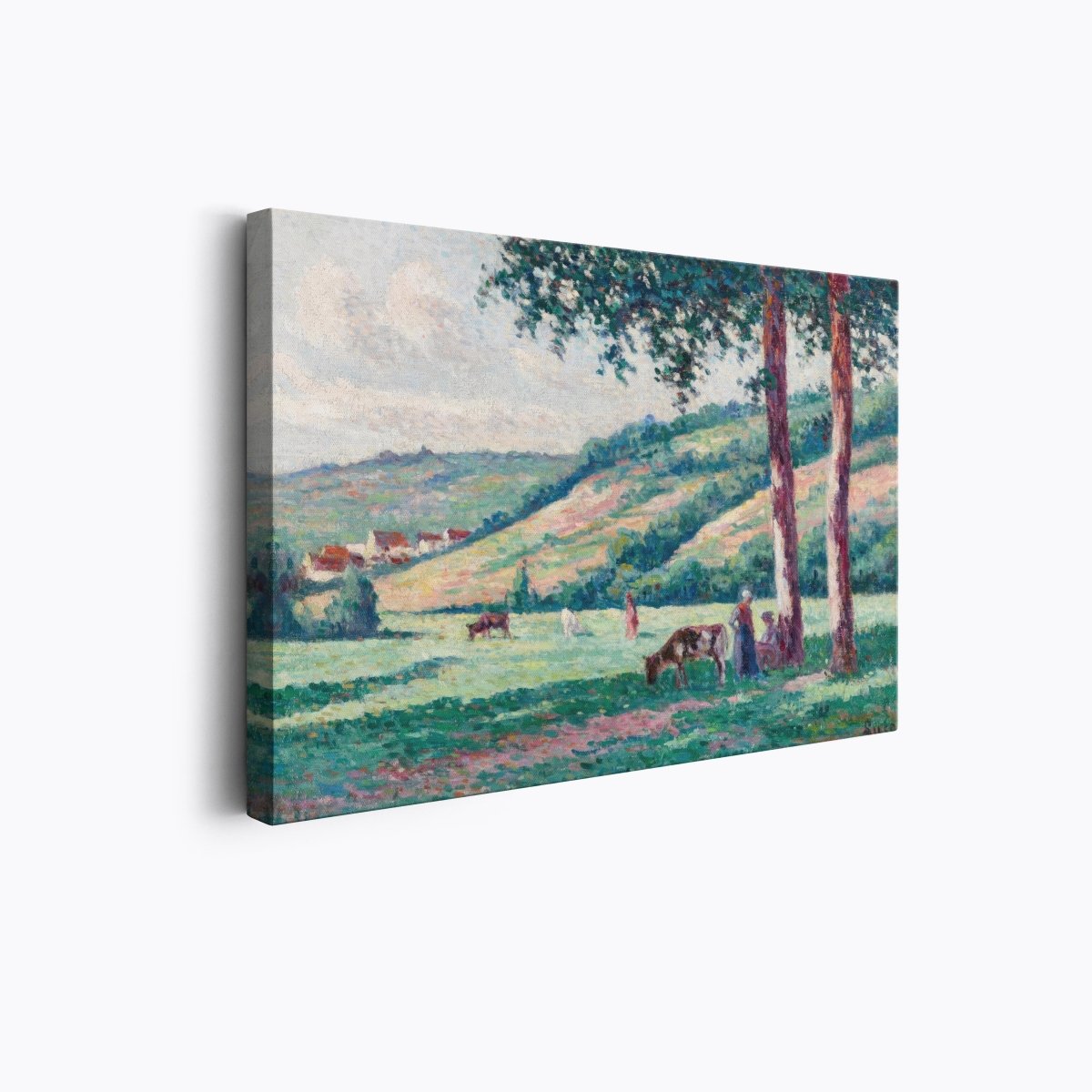 Landscape with Shepherds and Cows | Maximilien Luce | Ave Legato Art Prints