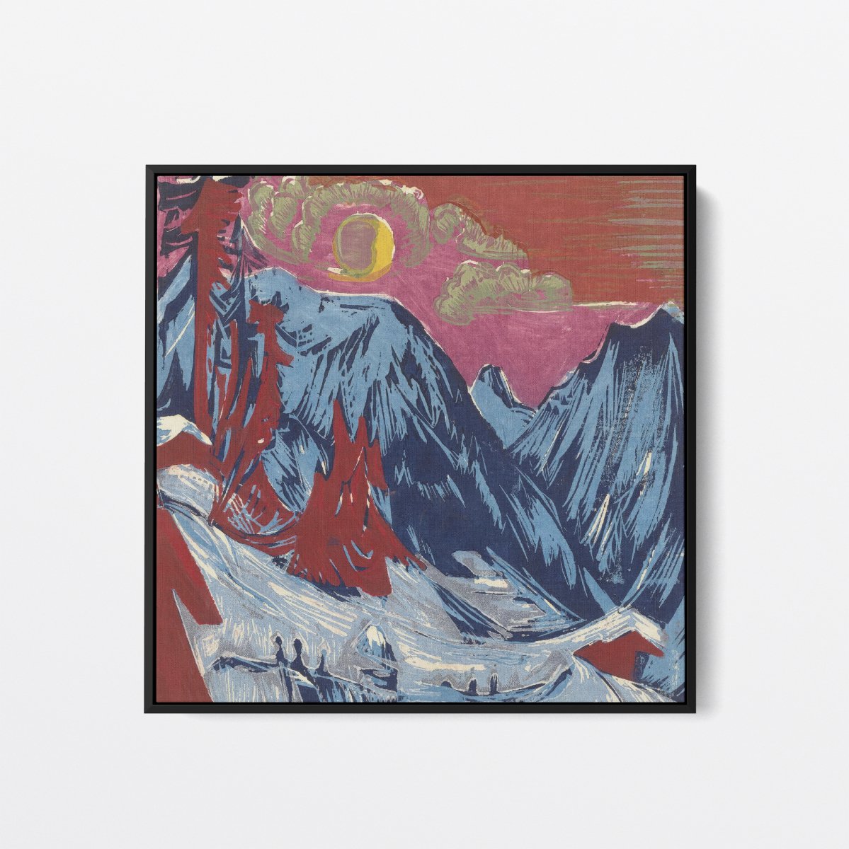 Längmatte at Moonset | Ernst Kirchner | Ave Legato Art Prints