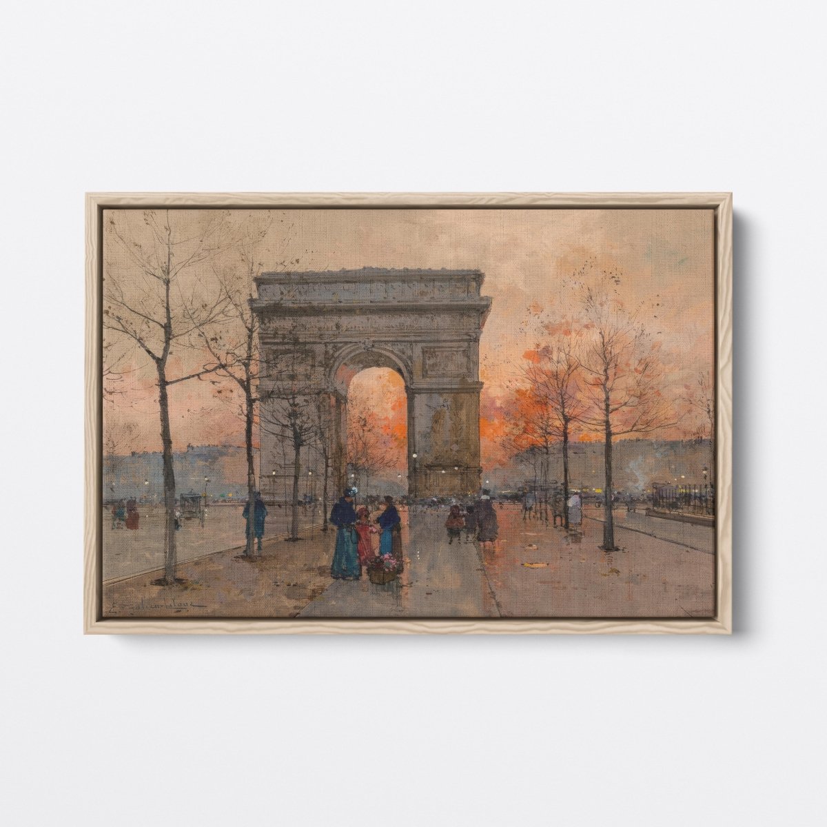 L'Arc de Triomphe, Place De L'Etoile | Eugene Galien - Laloue | Ave Legato Art Prints