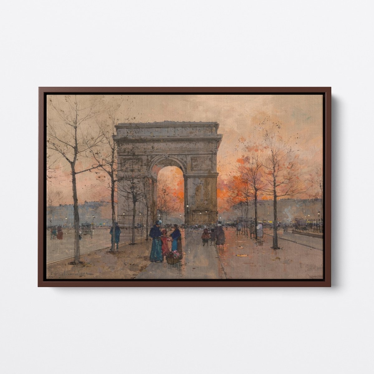 L'Arc de Triomphe, Place De L'Etoile | Eugene Galien - Laloue | Ave Legato Art Prints