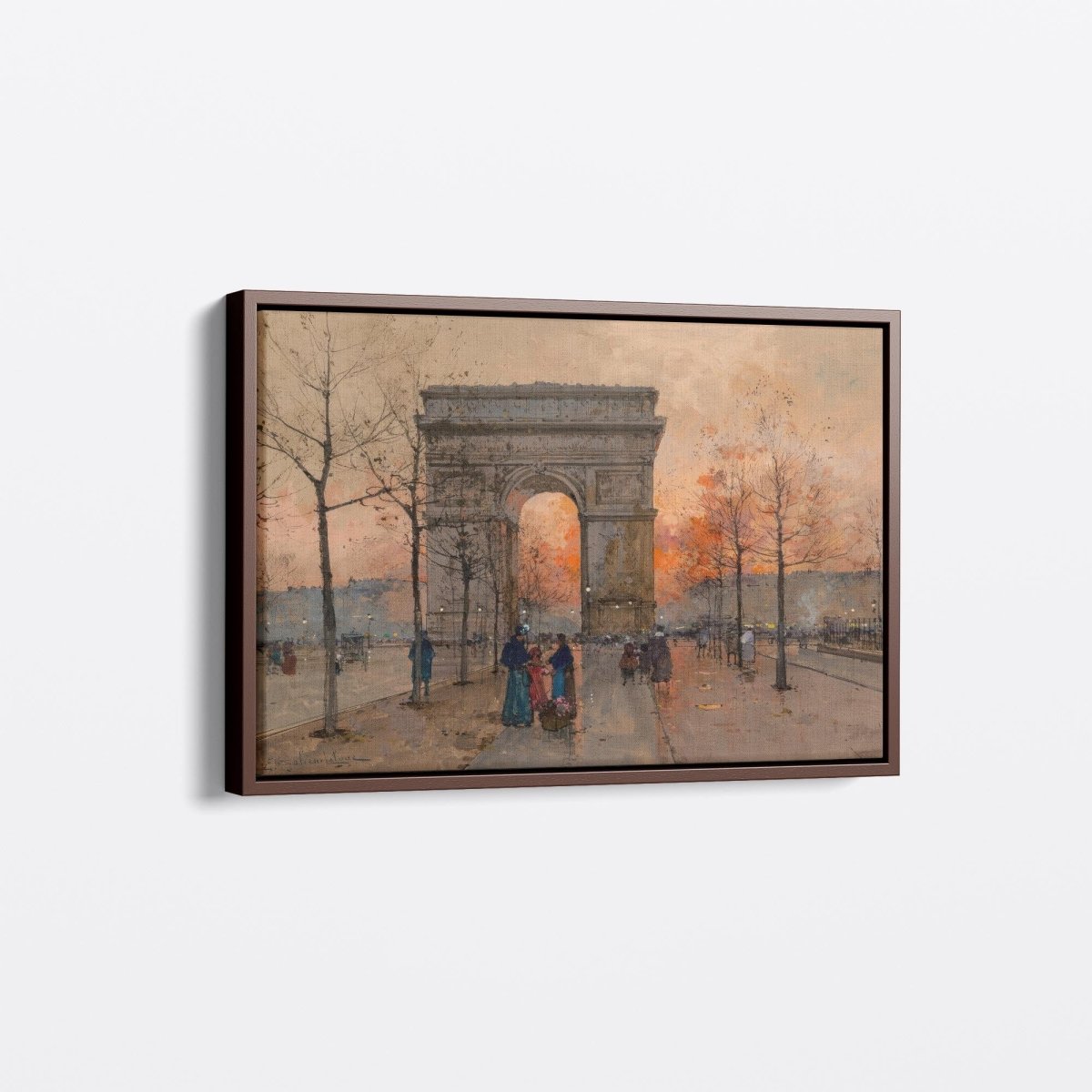 L'Arc de Triomphe, Place De L'Etoile | Eugene Galien - Laloue | Ave Legato Art Prints