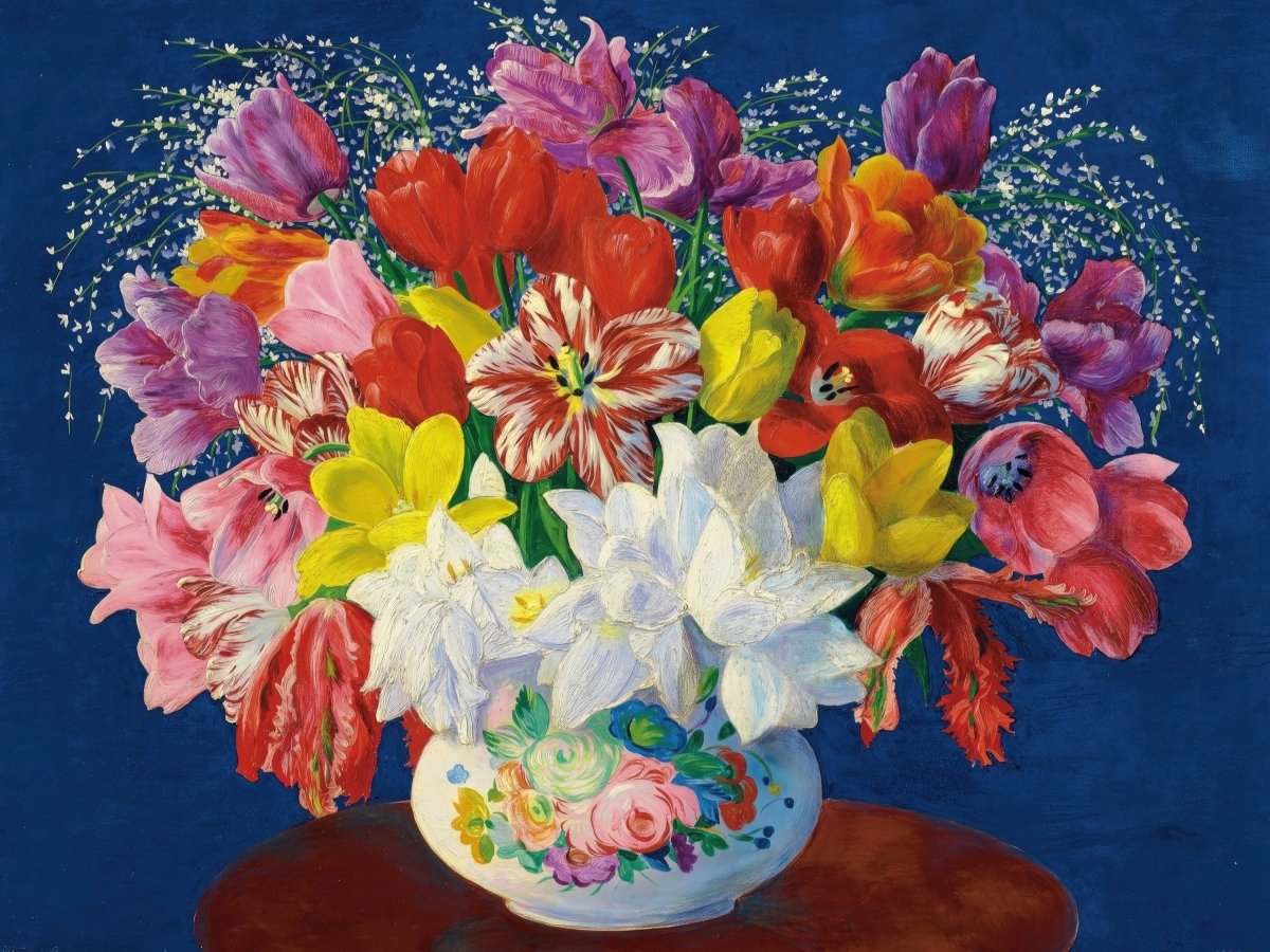 Large Bouquet of Tulips | Moïse Kisling | Ave Legato Art Prints