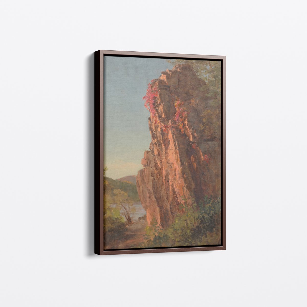 Large Rock Landscape, North Carolina | Frederic Church | Ave Legato Art Prints