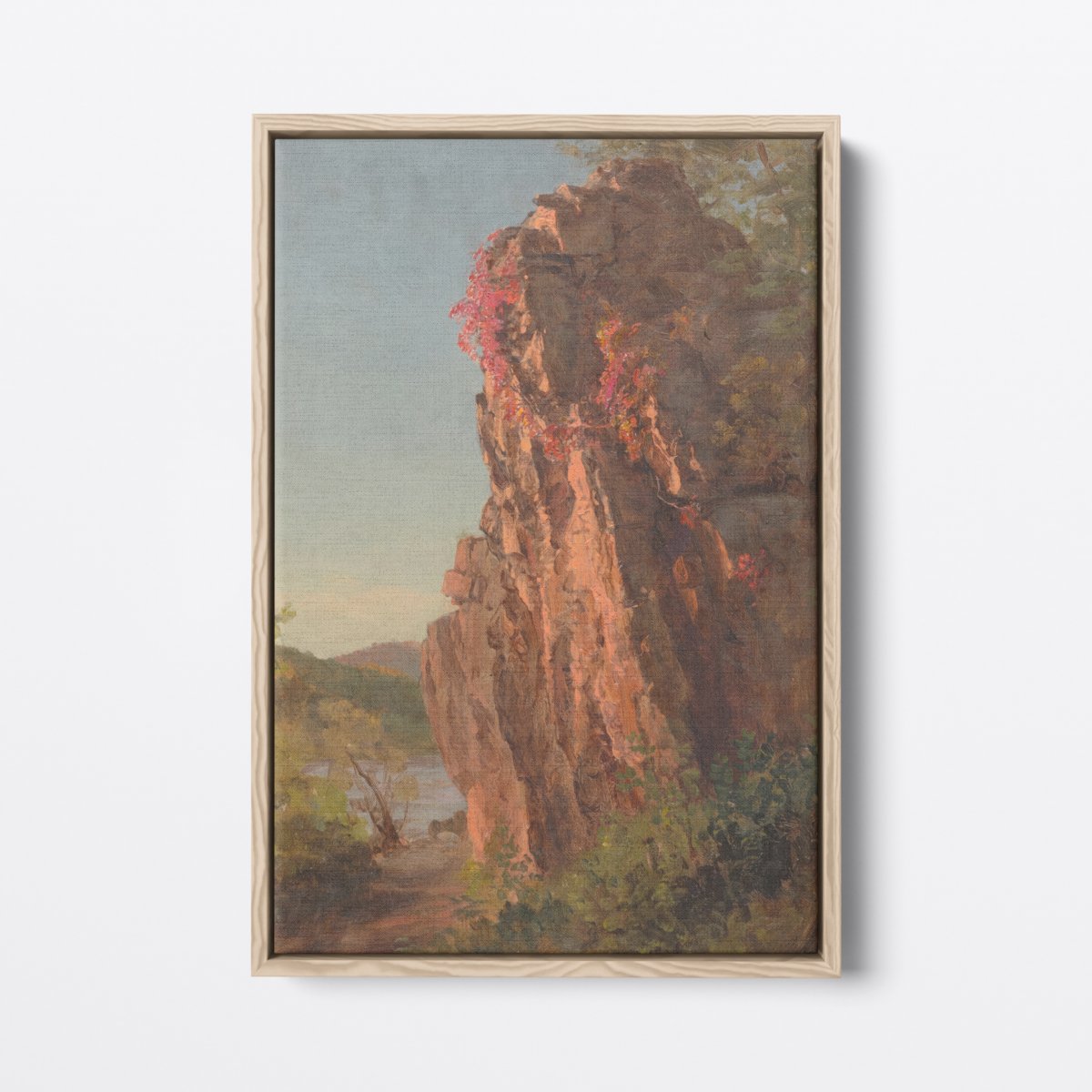 Large Rock Landscape, North Carolina | Frederic Church | Ave Legato Art Prints