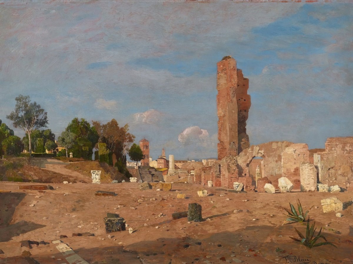 Late Afternoon on the Palatine Hill | Tina Blau | Ave Legato Art Prints