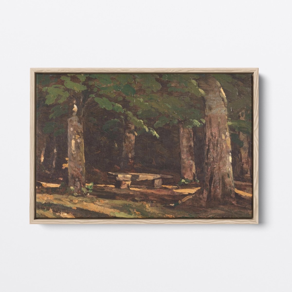 Le Banc | Henri - Joseph Harpignies | Ave Legato Art Prints