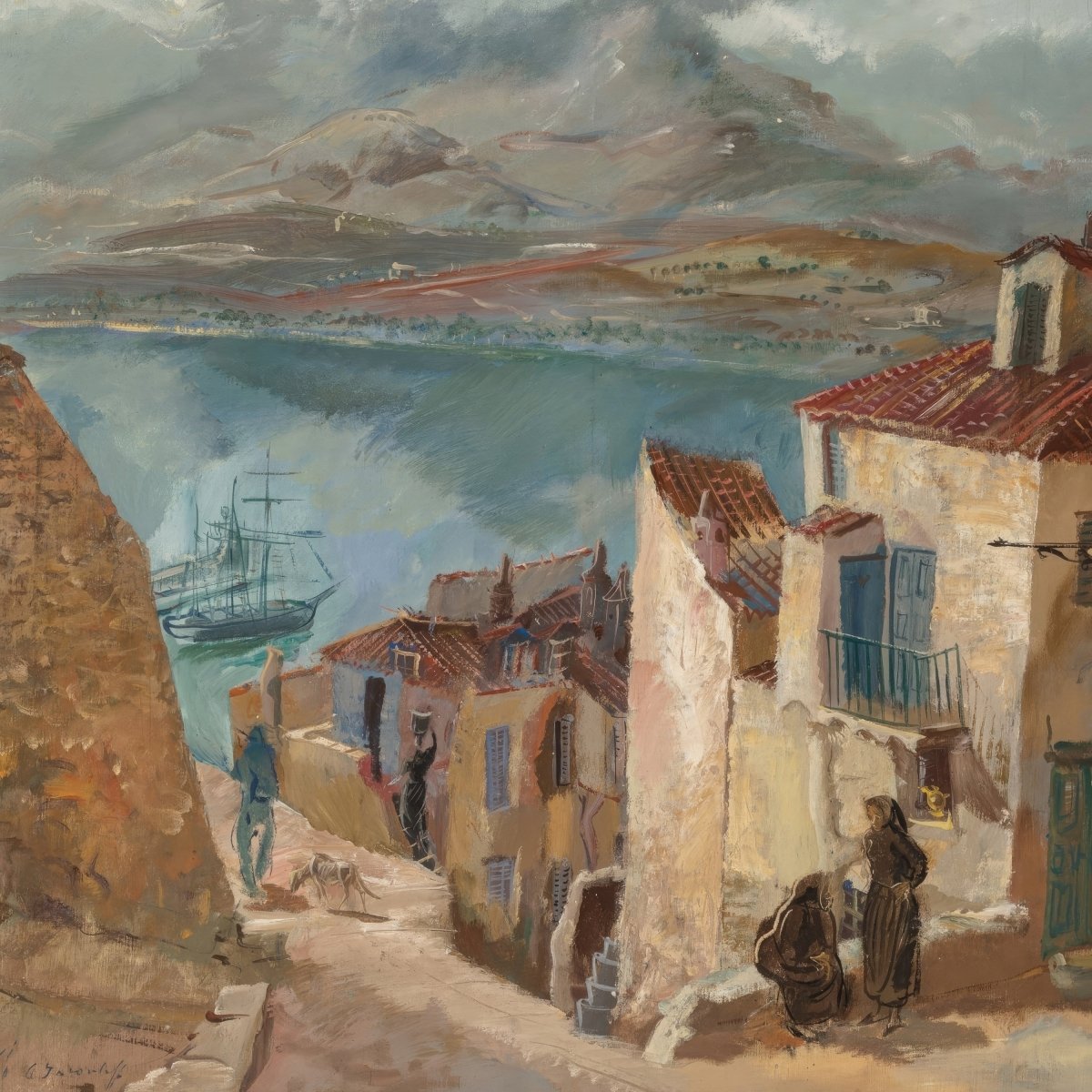 Le Port de Calvi | Alexandre Jacovleff | Ave Legato Art Prints