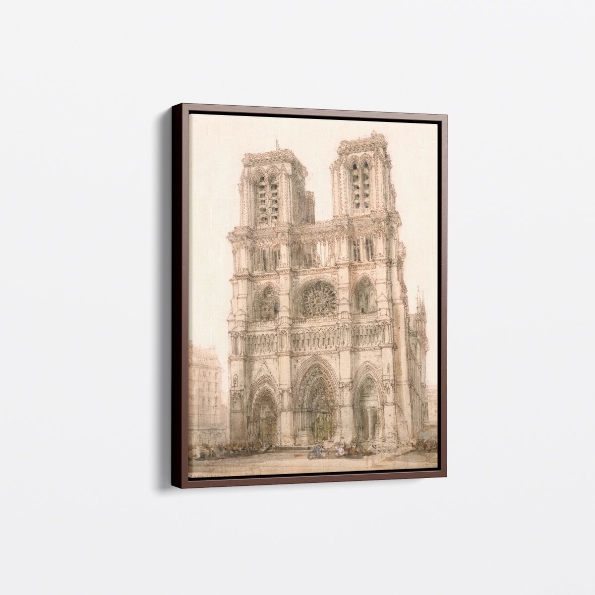 Leaning Notre Dame | David Roberts | Ave Legato Art Prints