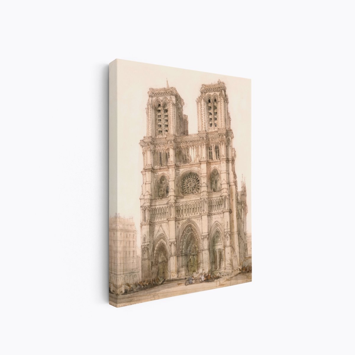 Leaning Notre Dame | David Roberts | Ave Legato Art Prints