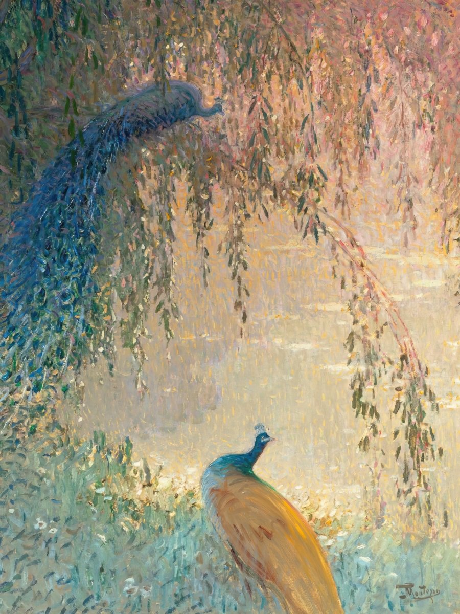 Les Paons (The Peacocks) | Pierre - Eugène Montézin | Ave Legato Art Prints