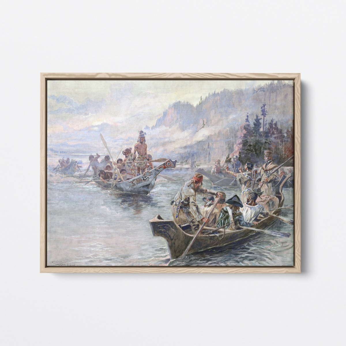 Lewis and Clark on the Lower Columbia | Charles Russell | Ave Legato Art Prints