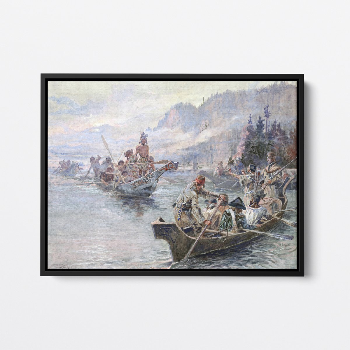 Lewis and Clark on the Lower Columbia | Charles Russell | Ave Legato Art Prints