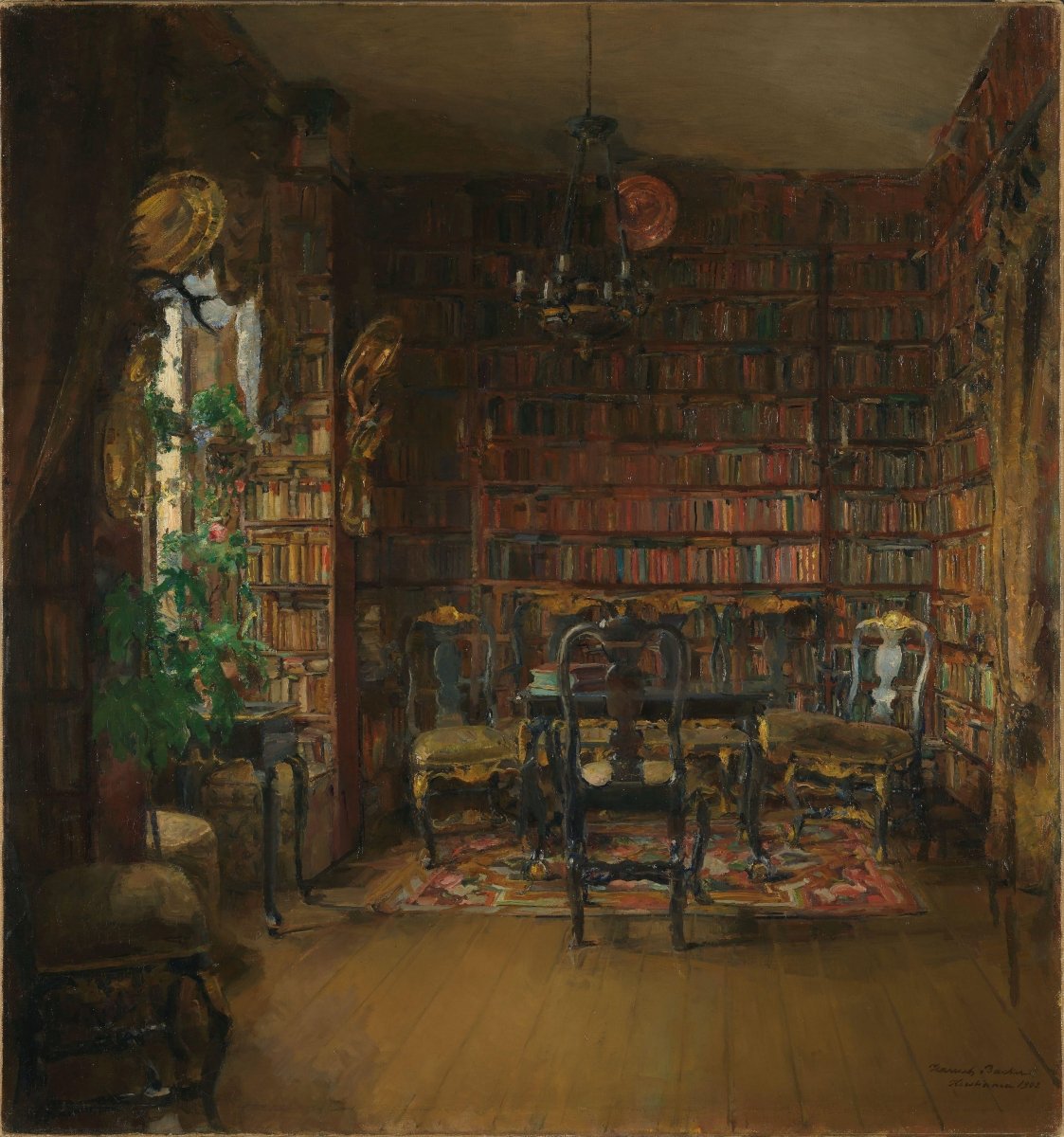 Library of Thorvald Boeck | Harriet Backer | Ave Legato Art Prints