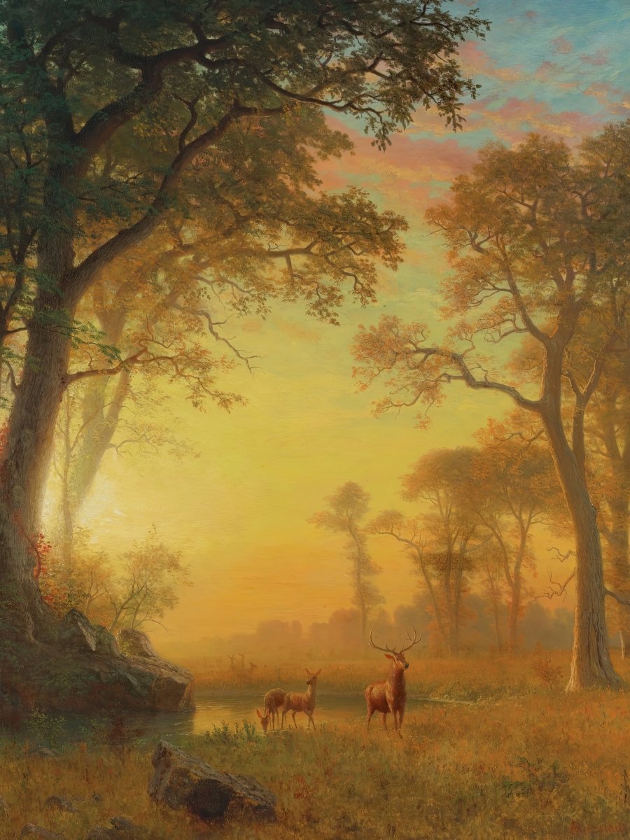 Light in the Forest | Albert Bierstadt | Ave Legato Art Prints