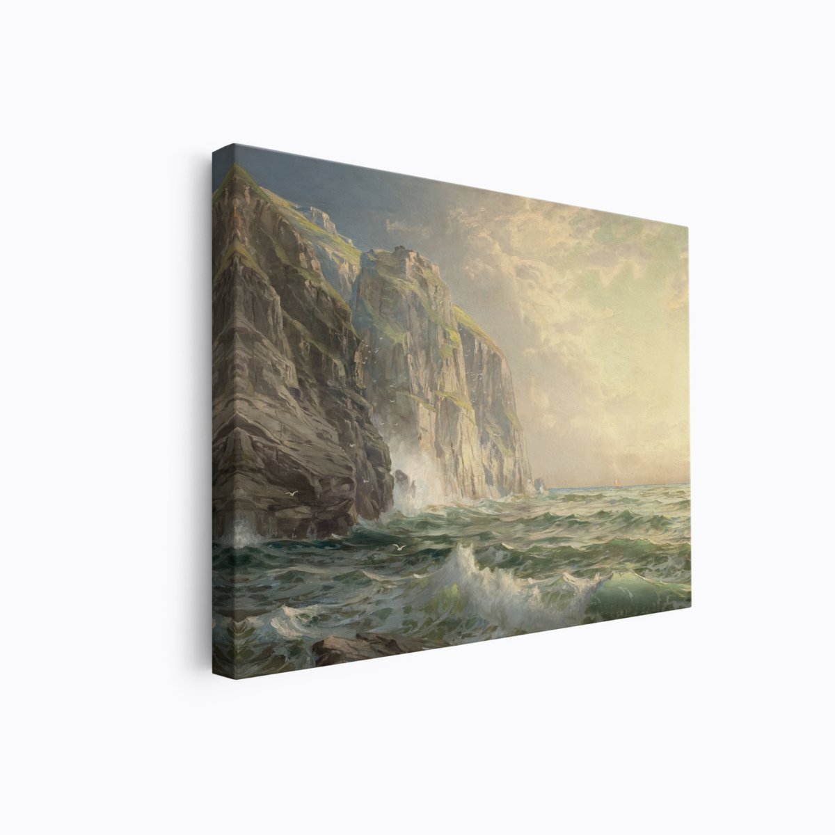 Light Shines on the Cliffs | William Richards | Ave Legato Art Prints