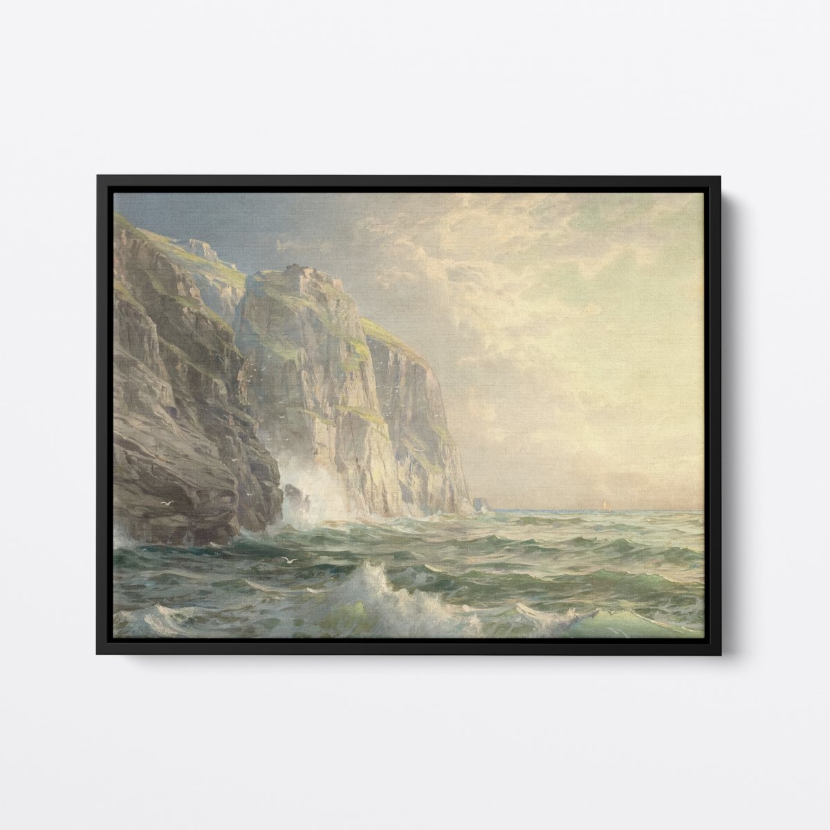 Light Shines on the Cliffs | William Richards | Ave Legato | Canvas Art Prints | Vintage Artwork