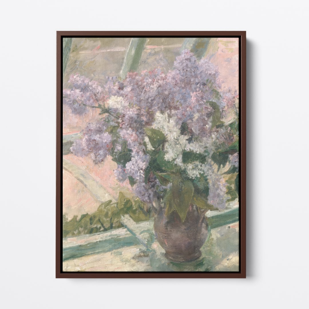 Lilacs in a Window | Mary Cassatt | Ave Legato | Canvas Art Prints | Vintage Artwork