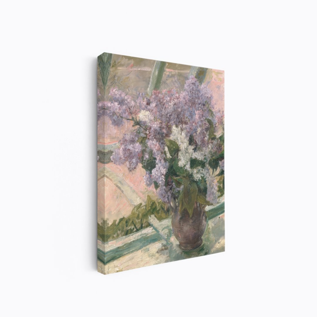 Lilacs in a Window | Mary Cassatt | Ave Legato Art Prints