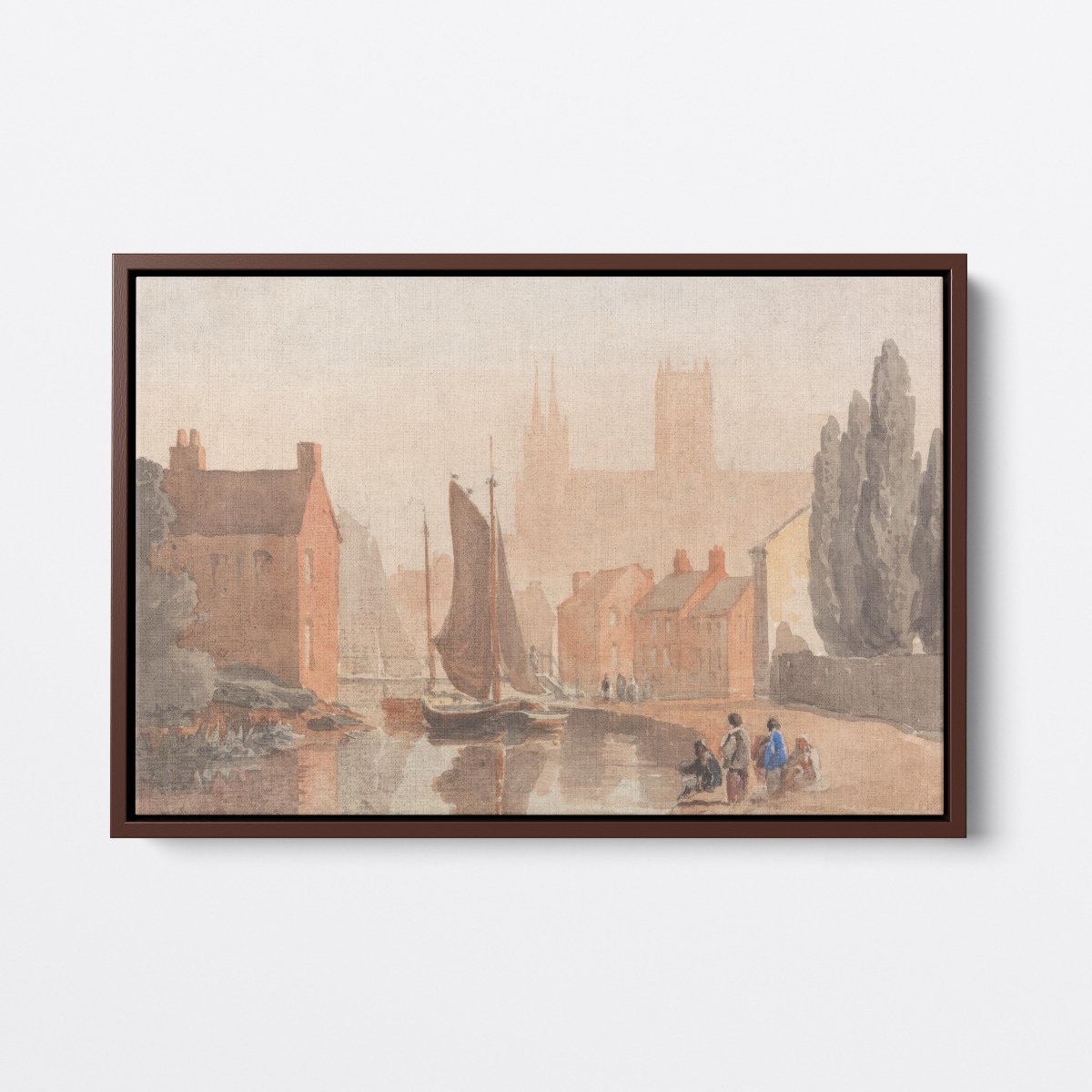 Lincoln Cathedral from Brayford Pool | David Cox | Ave Legato Art Prints