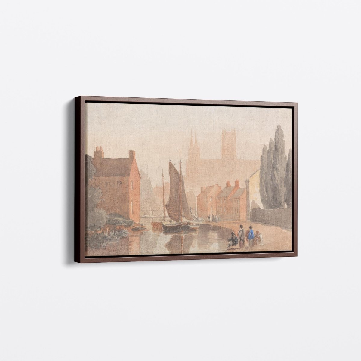 Lincoln Cathedral from Brayford Pool | David Cox | Ave Legato Art Prints