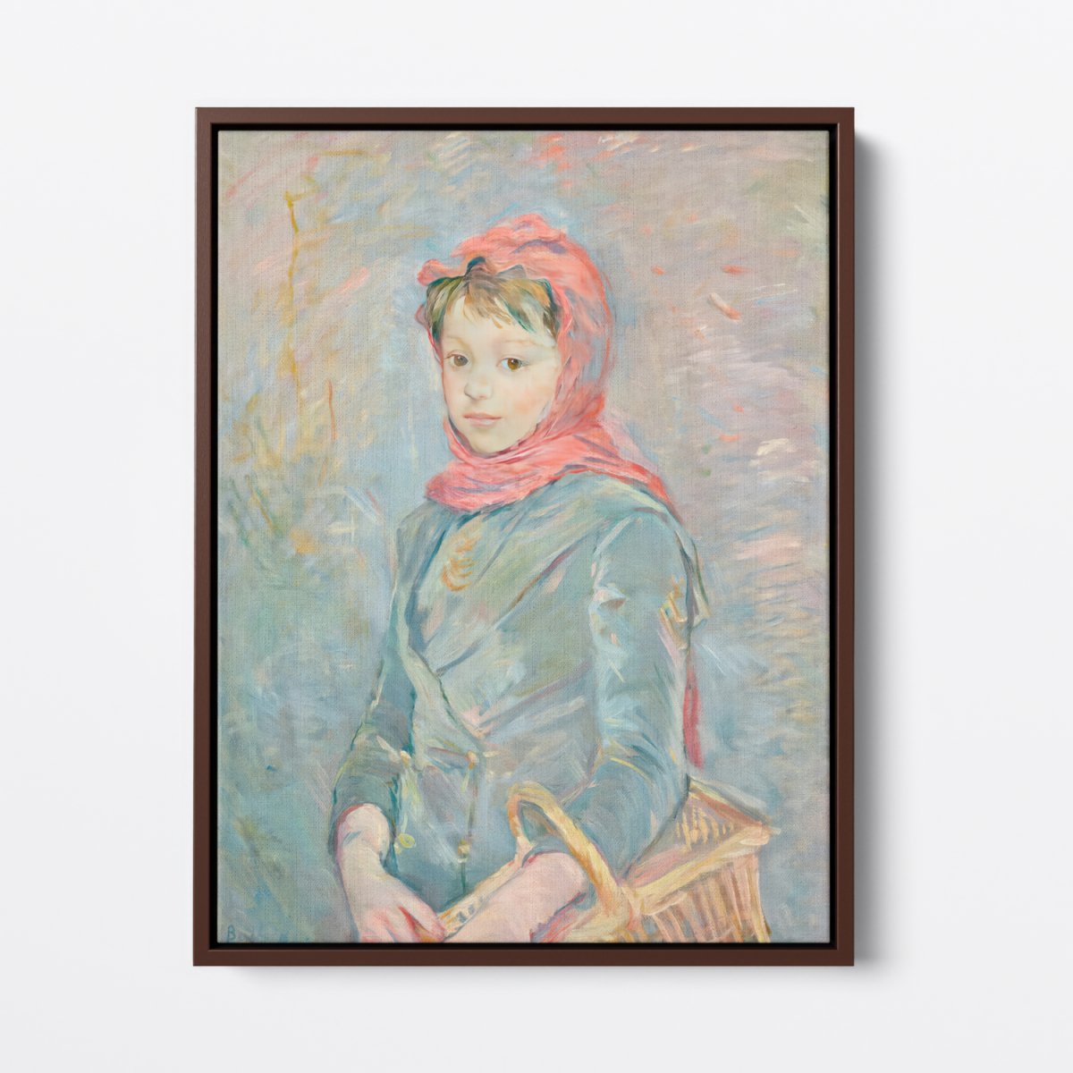 Little Girl Carrying a Basket | Berthe Morisot | Ave Legato Art Prints