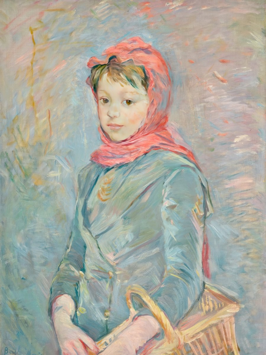 Little Girl Carrying a Basket | Berthe Morisot | Ave Legato Art Prints