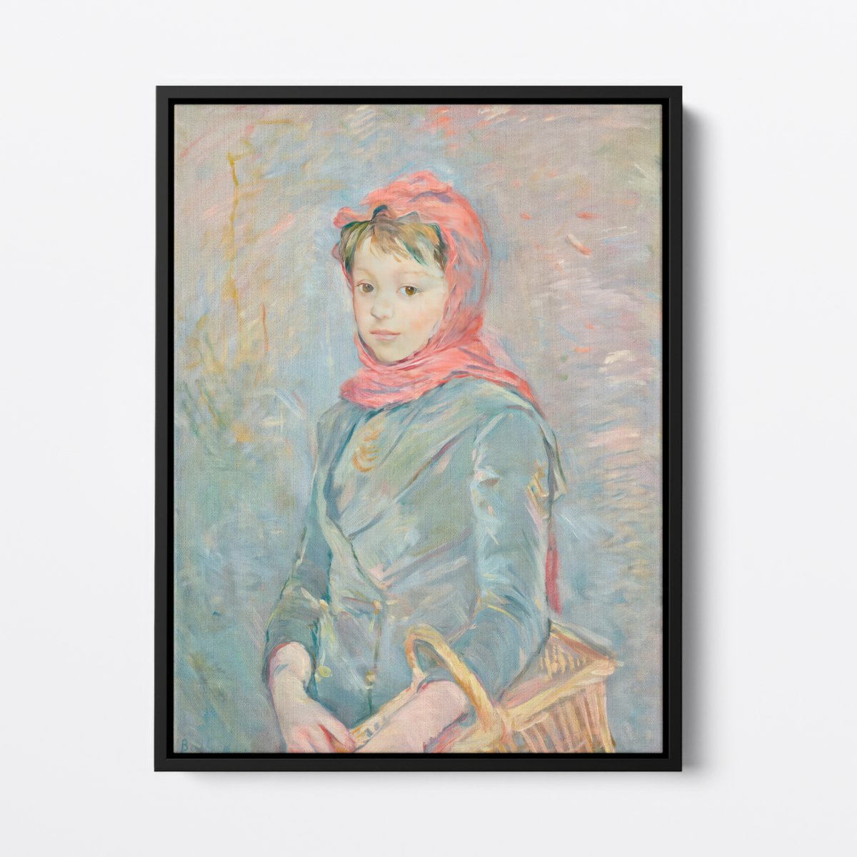 Little Girl Carrying a Basket | Berthe Morisot | Ave Legato Art Prints