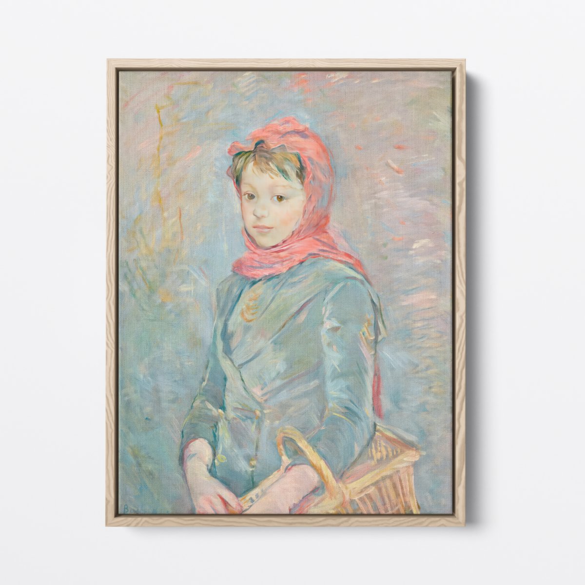 Little Girl Carrying a Basket | Berthe Morisot | Ave Legato Art Prints