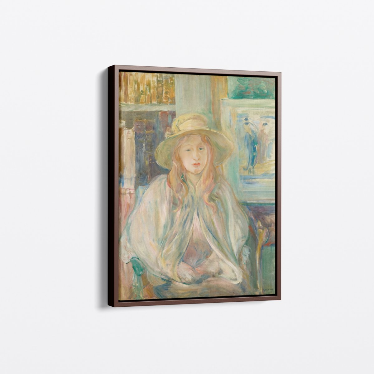 Little Girl with a Straw Hat | Berthe Morisot | Ave Legato Art Prints