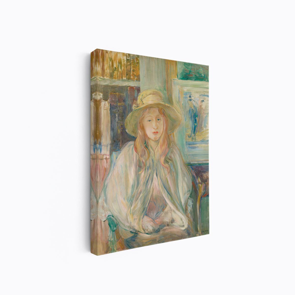 Little Girl with a Straw Hat | Berthe Morisot | Ave Legato Art Prints