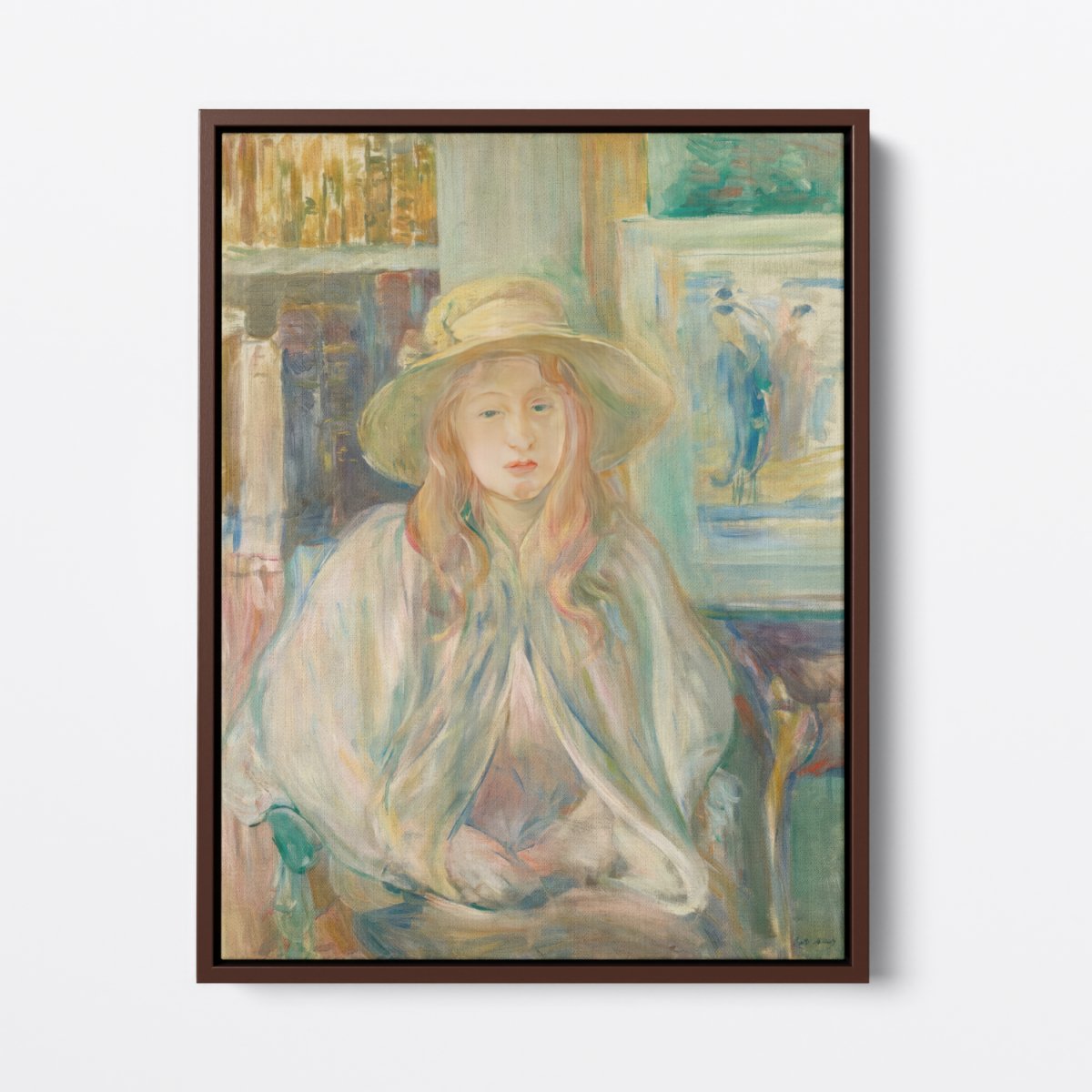 Little Girl with a Straw Hat | Berthe Morisot | Ave Legato Art Prints