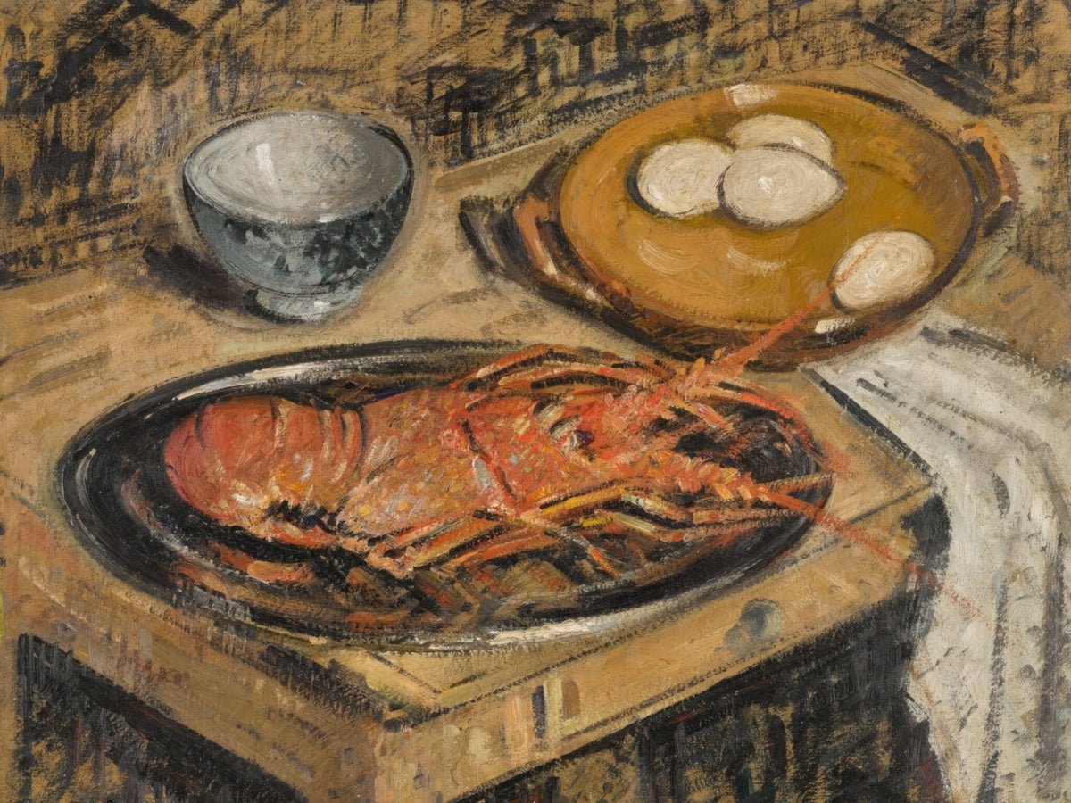 Lobster from Portugal | Gustave Loiseau | Ave Legato Art Prints