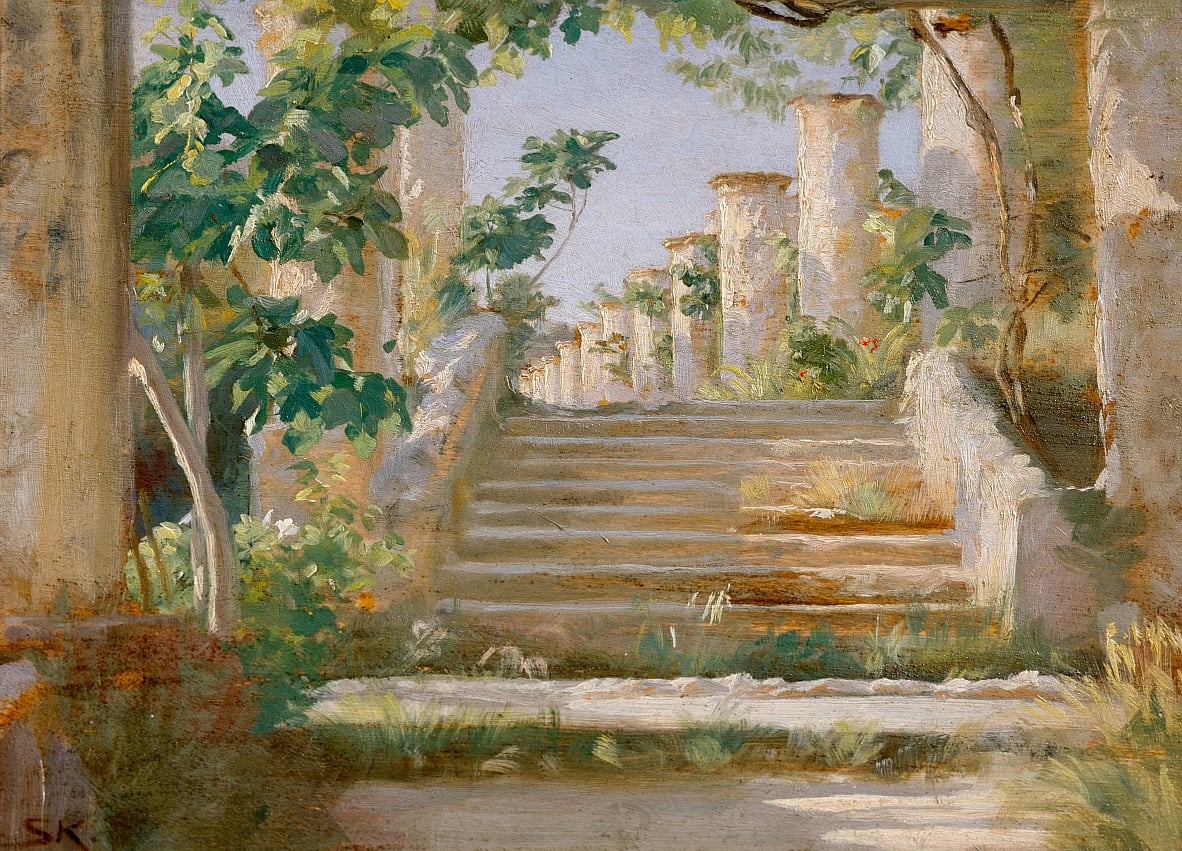 Loggia in Ravello | Peder Krøyer | Ave Legato Art Prints