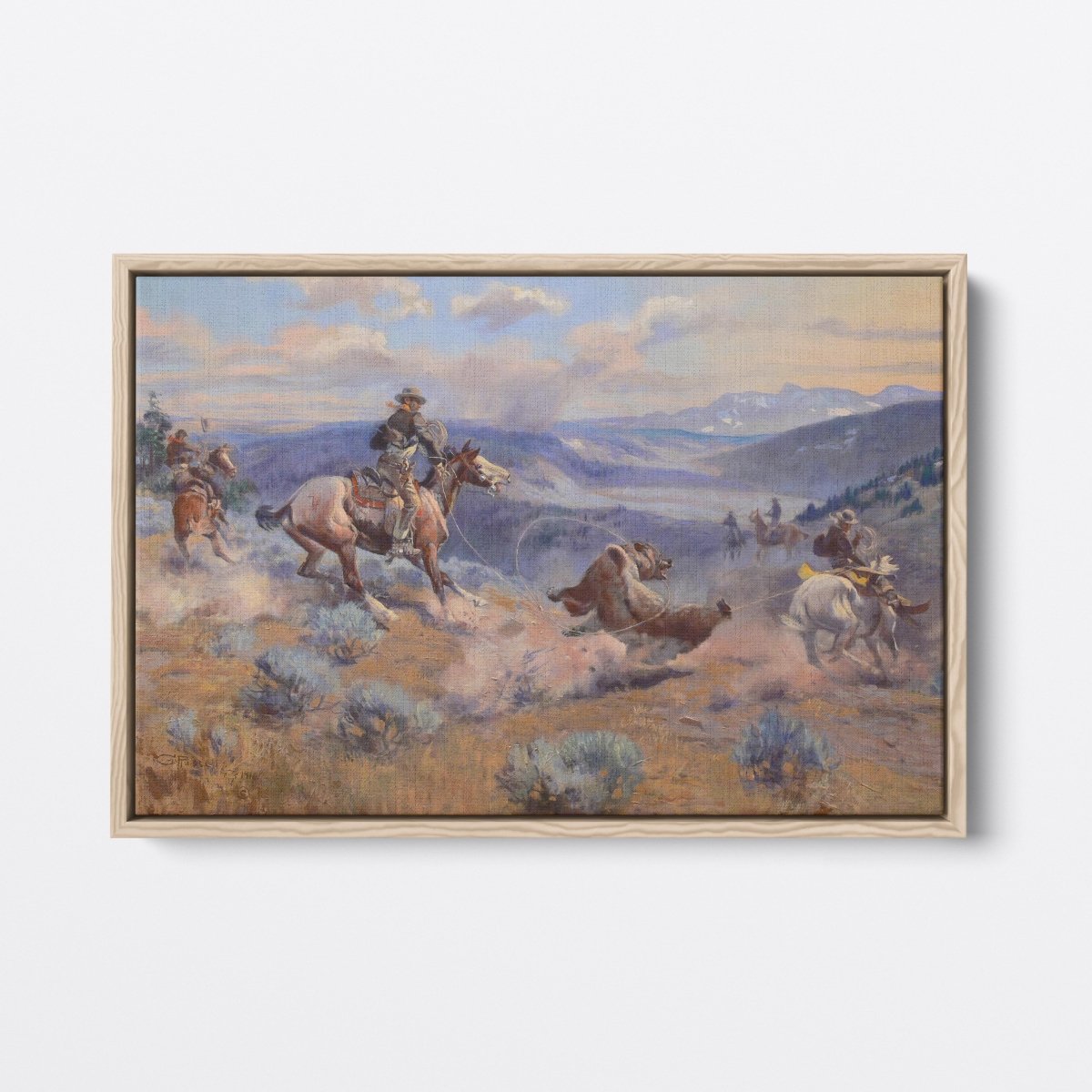 Loops and Swift Horses Are Surer than Lead | Charles Russell | Ave Legato Art Prints