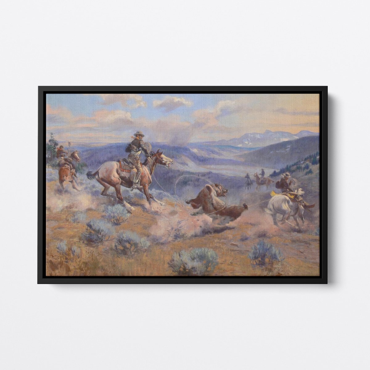 Loops and Swift Horses Are Surer than Lead | Charles Russell | Ave Legato Art Prints